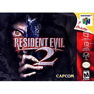 resident evil 2 n64 box